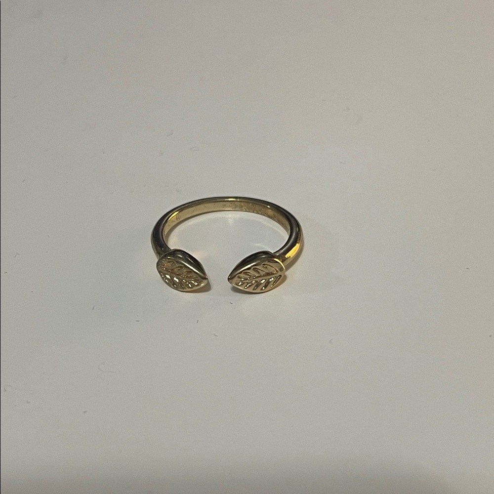 Gold Leaf Adjustable Ring